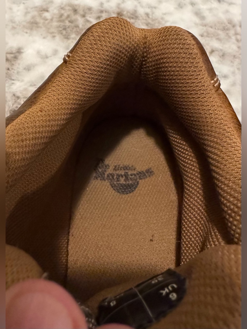 DR. MARTENS AIR WAIR TOYA Rich Brown Color Leather Boot, Great looking boots! - Picture 9 of 11
